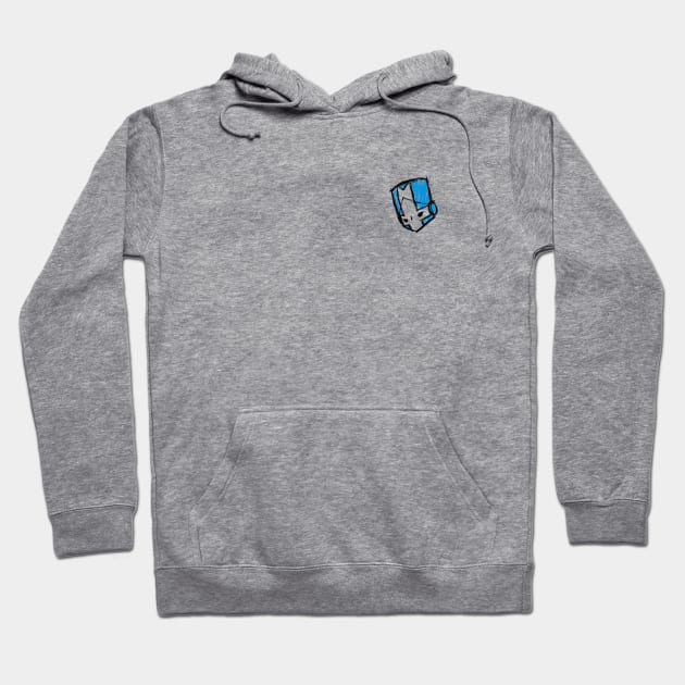 CASTLE CRASHERS - BLUE KNIGHT SKETCH Hoodie by NezaWorks